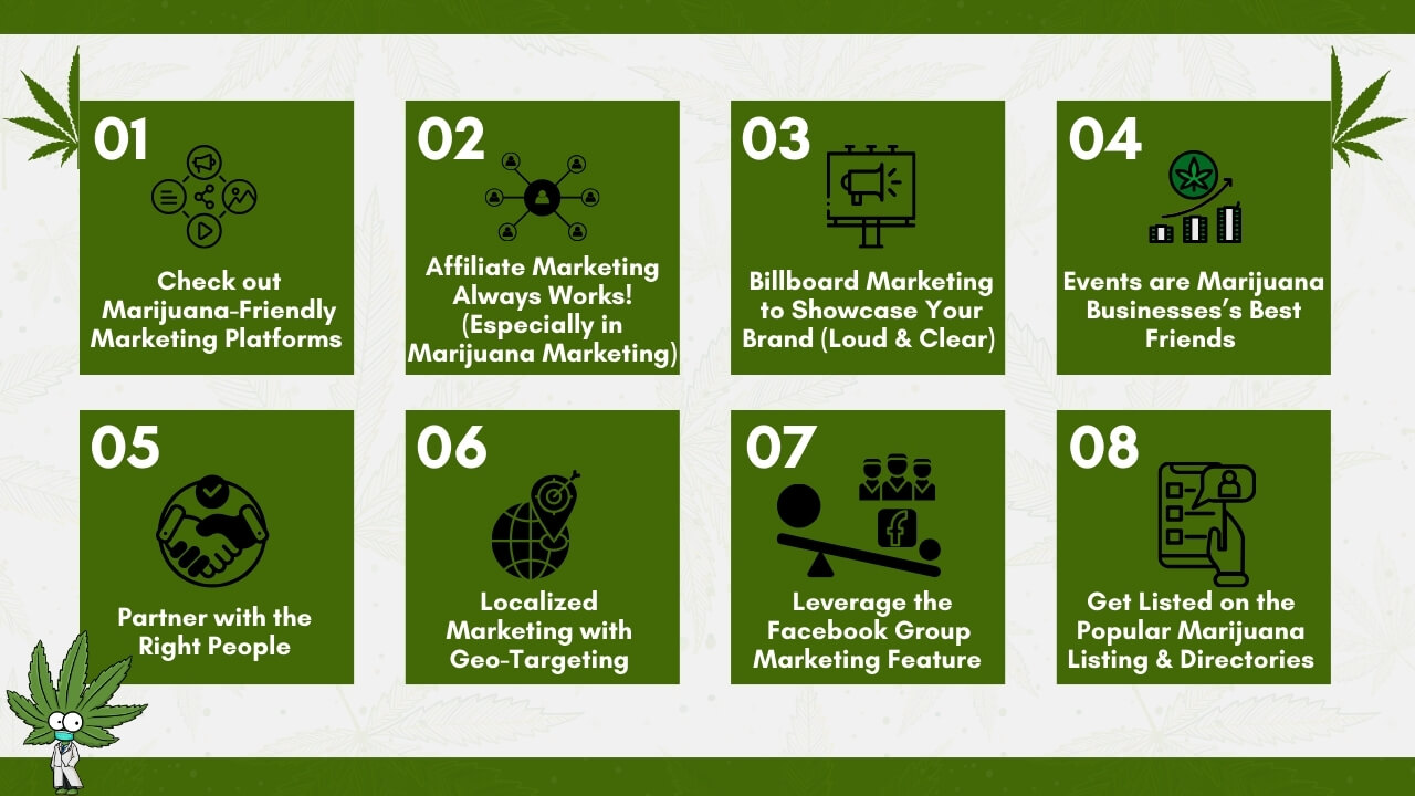 8 Best Marijuana Marketing Strategies
