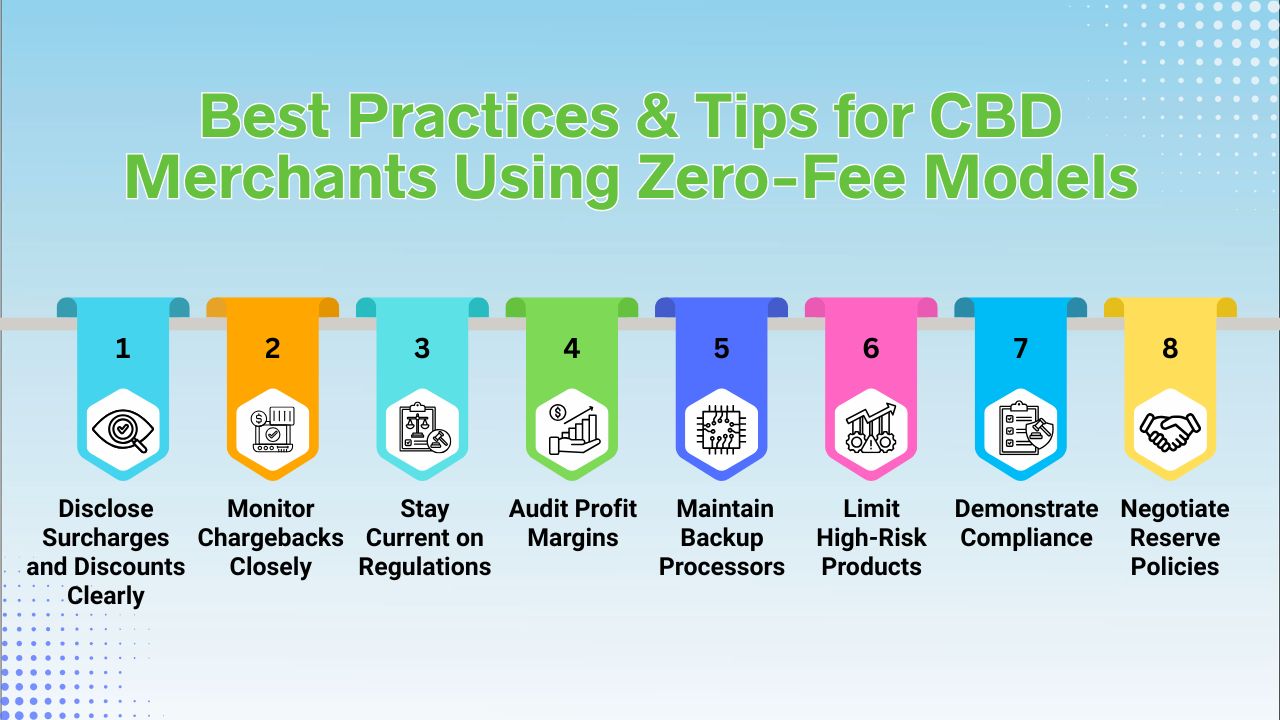 Best Practices & Tips for CBD Merchants Using Zero-Fee Models